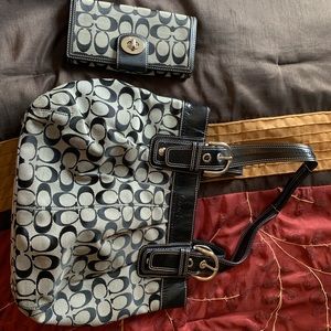 Authentic Coach purse & wallet